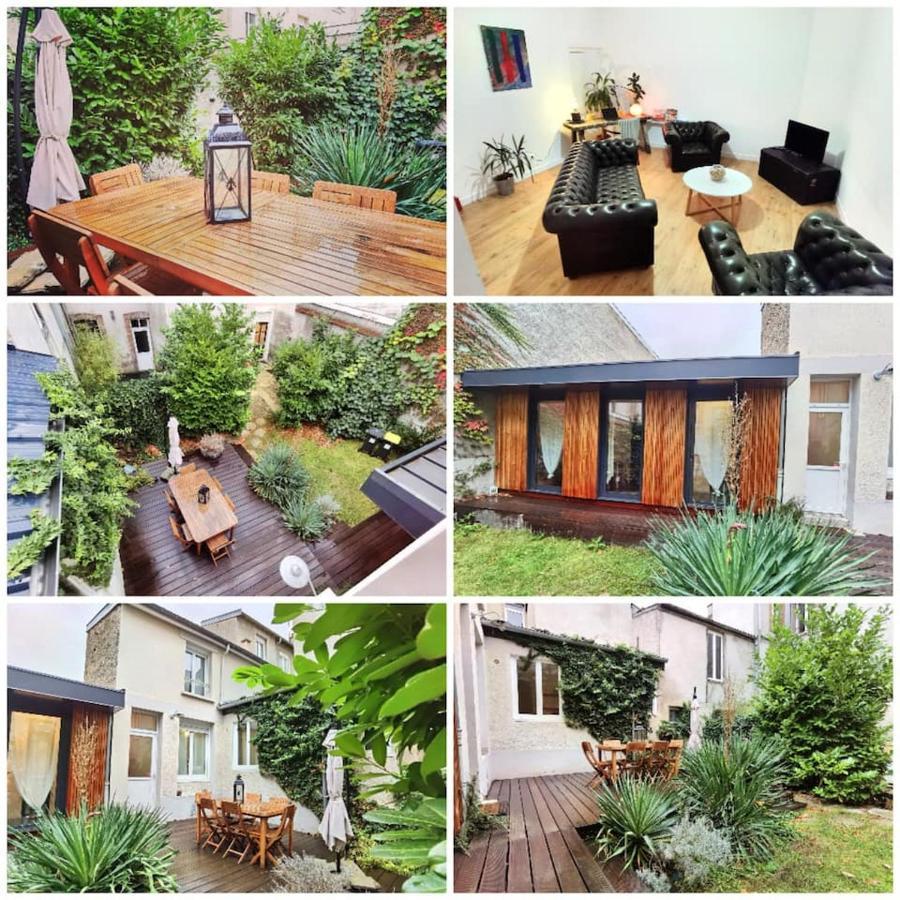 Maison De Ville Avec Terrasse Et Jardin Reims Eksteriør bilde